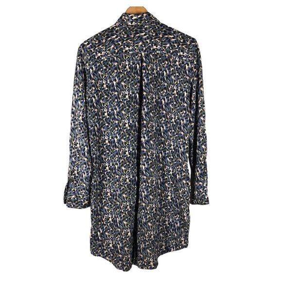 Equipment Femme Silk Shirt Dress Long Sleeve Animal Print Size Small - Picture 4 of 7